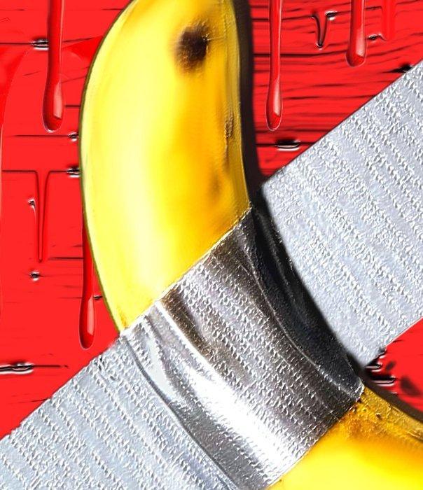 Giuseppe Fortunato - La banana di Cattelan, Antiek en Kunst, Antiek | Overige Antiek