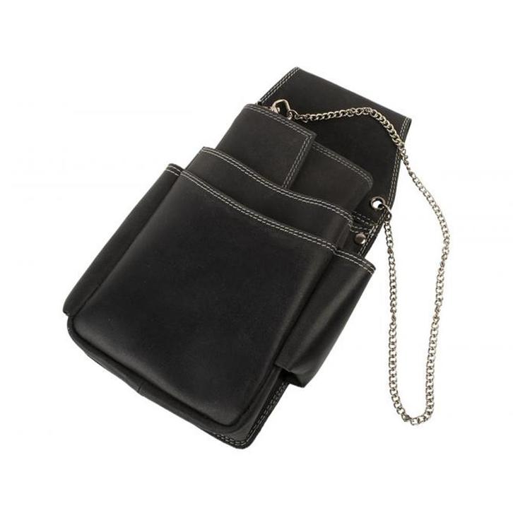 Landley Horeca Portemonnee + Holster Set - Leer - Zwart, Zakelijke goederen, Horeca | Overige, Verzenden