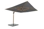 4 Seasons Outdoor Hacienda parasol 300 x 400 cm charcoal,, Tuin en Terras, Tuinsets en Loungesets, Ophalen of Verzenden, Nieuw