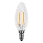 LED lamp E14 | kaarslamp C35 | 2W=20W | daglichtwit filament, Nieuw, Verzenden