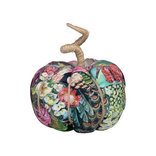 handgemaakt decoratie fleury pompoen pauw bont small, Huis en Inrichting, Woonaccessoires | Overige, Verzenden