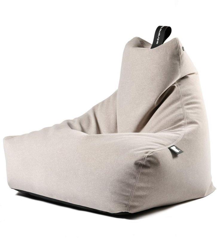 B-Bag Mighty-B Indoor Zitzak Suede - Stone, Huis en Inrichting, Zitzakken, Verzenden