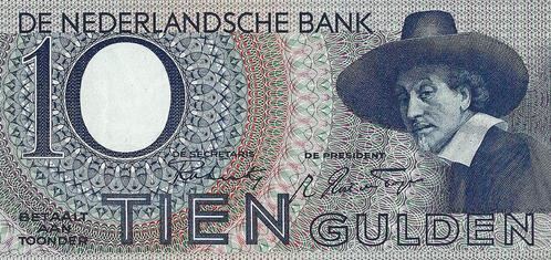 Bankbiljet 10 Gulden 1943 I Staalmeester Zeer Fraai, Postzegels en Munten, Bankbiljetten | Nederland, Verzenden