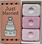 SOAP & GIFTS JUST MARRIED BAD BRUISBLOKJES DOOSJE 3 X 10 G.., Verzenden, Nieuw