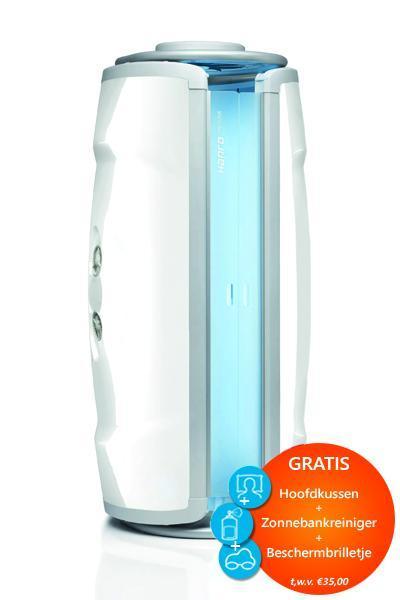 Zonnebank; Hapro Proline 28V (Professioneel, Staand model), Witgoed en Apparatuur, Zonnebanken en Gezichtsbruiners, Nieuw, Zonnebank dubbelzijdig