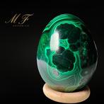 Ei van natuurlijke malachiet uit Congo van de hoogste