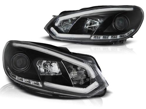 Koplampen VW Golf VI Tube Light LED zwart, Auto-onderdelen, Overige Auto-onderdelen, Ophalen of Verzenden