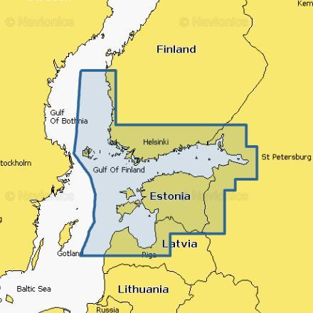 Navionics Waterkaart Platinum+ Regular NPEU050R Golf van Fin, Watersport en Boten, Navigatiemiddelen en Scheepselektronica, Nieuw