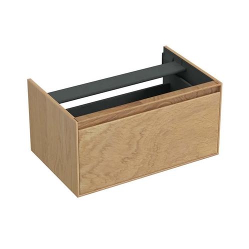 Onderkast Forzalaqua Reno 80x51x40 Cm 1 La Softclose Eiken, Huis en Inrichting, Badkamer | Badkamermeubels, Ophalen of Verzenden