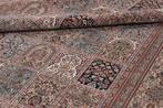 New Indian Qom Wool&Silk Carpet with Luxurious Tile Design -, Nieuw