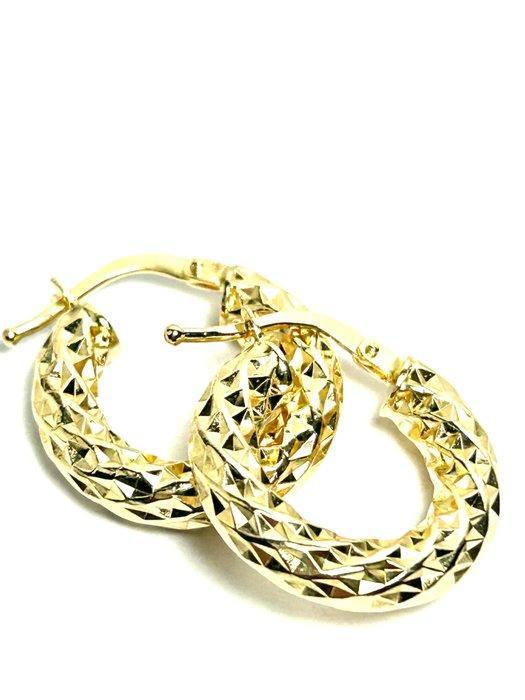 Hoepel oorbellen - 18 karaat Geel goud, Sieraden, Tassen en Uiterlijk, Antieke sieraden