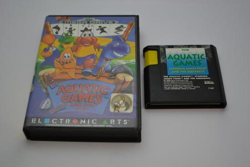 Aquatic Games Starring James Pond and the Aquabats (MD CB), Spelcomputers en Games, Games | Sega, Zo goed als nieuw, Verzenden