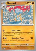 Marowak 105/165 holo pokemon 151, Hobby en Vrije tijd, Verzamelkaartspellen | Pokémon, Ophalen of Verzenden, Nieuw, Losse kaart