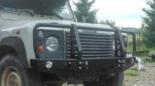 F4X4 - VOORBUMPER LAND ROVER DEFENDER - Met Bullbar,, Auto-onderdelen, Carrosserie en Plaatwerk, Ophalen of Verzenden