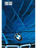 1984 BMW 7 SERIE BROCHURE NEDERLANDS, Boeken, Nieuw, BMW, Author