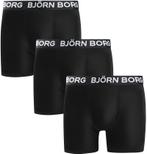 Bjorn Borg Sports Boxers 3-Pack Zwart maat XXL Heren, Kleding | Heren, Ondergoed, Verzenden, Zwart, Bjorn Borg, Boxer