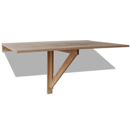 Inklapbare Wandtafel Eiken | Tweedekansje | Bureau of Tafel, Huis en Inrichting, Woonaccessoires | Wandplanken en Boekenplanken