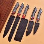 Keukenmes - Pakka wood, met de hand gevouwen staal met