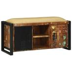 vidaXL Bank Kast Multikleur 100 x 35 x 50 cm Massief, Verzenden, Nieuw