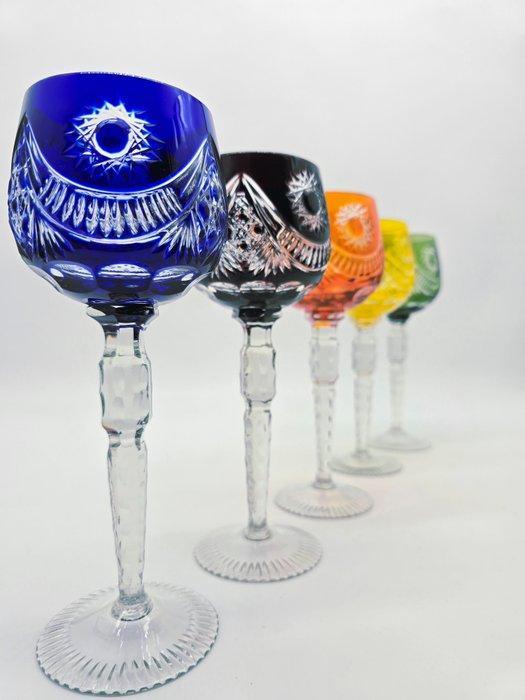 Olenka - Drinkservies (5) - Swag Cut - Kristal, Antiek en Kunst, Antiek | Meubels | Tafels