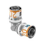 Uponor S-Press Plus perskoppeling Ø20x20 knie, Doe-het-zelf en Verbouw, Verwarming en Radiatoren, Verzenden, Nieuw