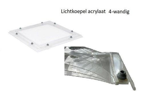 lichtkoepel vierwandig acrylaat 90x90cm, Doe-het-zelf en Verbouw, Glas en Ramen, Verzenden