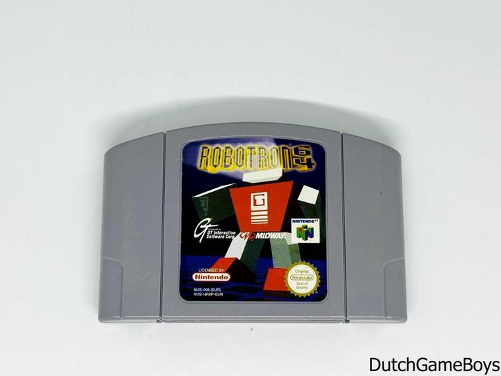 Nintendo 64 / N64 - Robotron 64 - EUR, Spelcomputers en Games, Games | Nintendo 64, Gebruikt, Verzenden