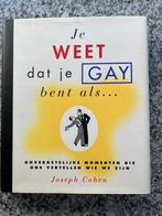 Je weet dat je gay bent als…, Boeken, Gelezen, Verzenden, Persoonlijkheidsleer, Joseph Cohen