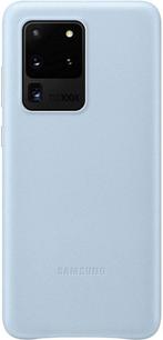 Samsung Leather Hoesje - Samsung Galaxy S20 Ultra - Blauw, Telecommunicatie, Mobiele telefoons | Hoesjes en Frontjes | Overige merken