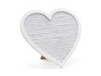 Witte Letterbord Hartje 31cm, Hobby en Vrije tijd, Verzenden, Nieuw