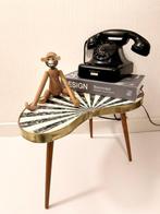 Bijzettafel - laminaat, Hout, Messing - Er is geen tekst, Antiek en Kunst