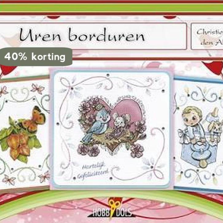 Uren borduren / Hobbydols / 97 9789087351410, Boeken, Hobby en Vrije tijd, Zo goed als nieuw, Verzenden