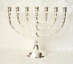 Menorah, verzilverde Menorah van een uitstekende glanzend..., Huis en Inrichting, Woonaccessoires | Kandelaars en Kaarsen, Verzenden