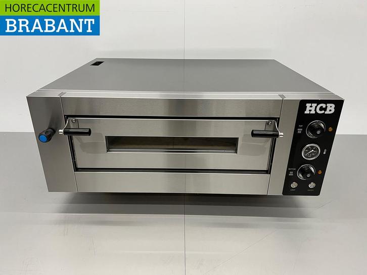 HCB RVS Pizzaoven 4 pizzas 34 cm doorsnede 400V Horeca, Zakelijke goederen, Horeca | Keukenapparatuur, Nieuw in verpakking, Ophalen of Verzenden