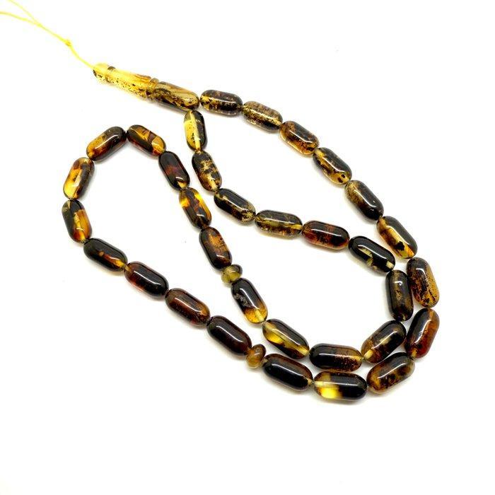 Natuurlijke Baltische amber tesbih gebedskralen rozenkrans, Antiek en Kunst, Curiosa en Brocante