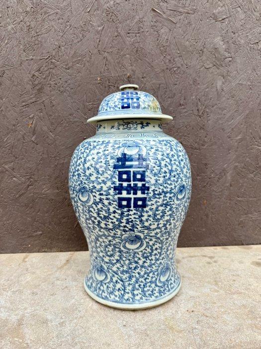 dekselvaas - Porselein - China - Qing dynasty (Manchu China), Antiek en Kunst, Antiek | Overige Antiek