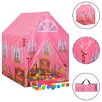 vidaXL Kinderspeeltent 69x94x104 cm roze, Verzenden, Nieuw