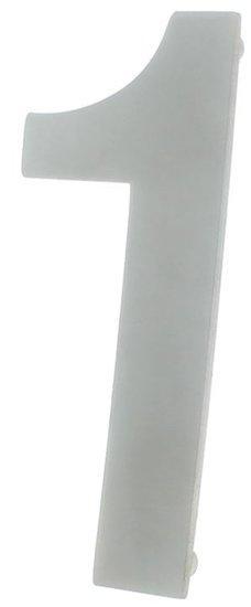 Huisnummer 1 130 mm RVS, Huis en Inrichting, Woonaccessoires | Overige, Nieuw, Ophalen of Verzenden