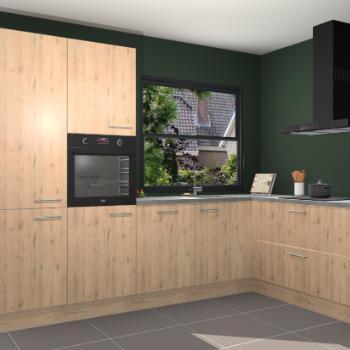 Madera natuur keuken Metz 22087, Huis en Inrichting, Keuken | Complete keukens, Verzenden