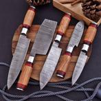 Keukenmes - Chefs knife - Hout, Messing, Vouwstaal van