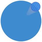 vidaXL Solar zwembadfolie drijvend rond 381 cm PE blauw, Tuin en Terras, Verzenden, Nieuw