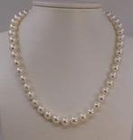 Halsketting 8x8,5mm heldere Akoya parels, Sieraden, Tassen en Uiterlijk, Kettingen, Nieuw