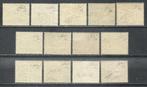 Italië 1944 - Belastingstempels complete set van 13 waarden, Gestempeld