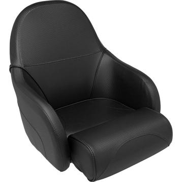 Flip Up Bootstoel 58x57x66cm Carbon Look Zwart beschikbaar voor biedingen