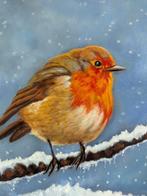 Luca Venturi (XX-XXI) - Pettirosso, Antiek en Kunst, Kunst | Schilderijen | Klassiek