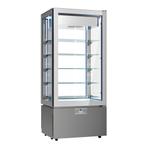 GGM Gastro | Panoramische vriesvitrine - 457 liter - 800mm -, Verzenden, Nieuw
