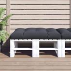 vidaXL Palletkussen 120x80x12 cm stof antracietkleurig, Huis en Inrichting, Verzenden, Nieuw