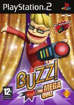 Buzz! The Mega Quiz-Standaard (PlayStation 2) Gebruikt, Ophalen of Verzenden, Zo goed als nieuw