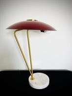 Tafellamp - Aluminium, Marmer, Messing - Stilnovo-stijl