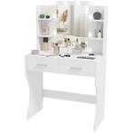 TRUUSK Kaptafel Met Dimbare LED-verlichting - Make-up Tafel, Huis en Inrichting, Verzenden, Nieuw